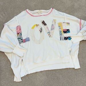 Free People X Tricia Fix Camden Love Sweatshirt